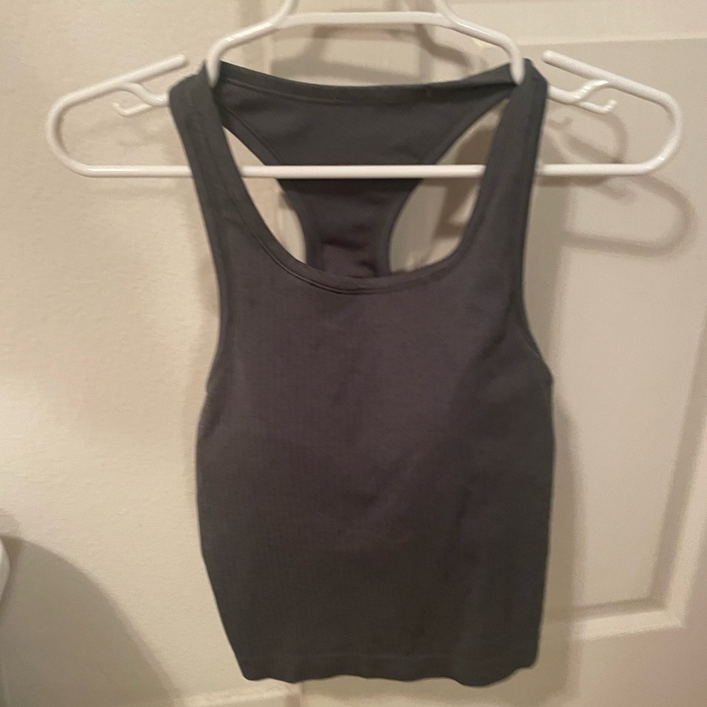 lululemon athletica crop ribbed Tank Top
